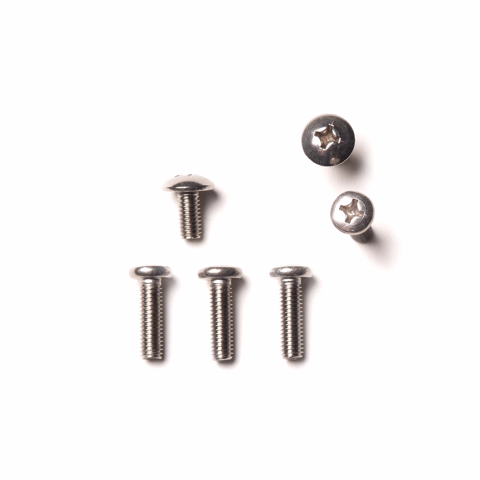Screw Set Flat Head M6x12 (2x) and Lens Head M6xx20 (4x)