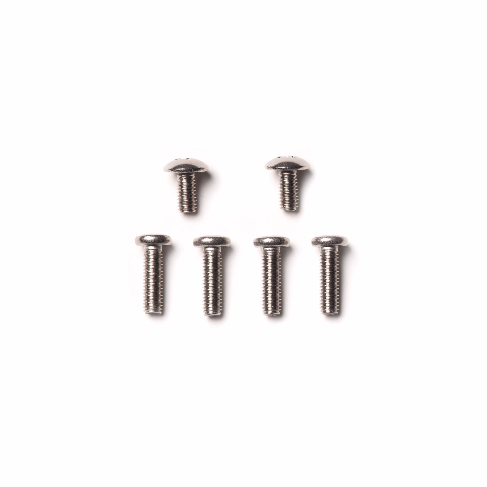 Screw Set Flat Head M6x12 (2x) and Lens Head M6xx20 (4x)